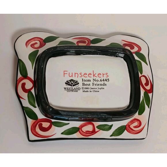 2003 “BEST FRIENDS” FUNSEEKER Janis Joplin No. 6445 Platter Westland Gift - Picture 2 of 10